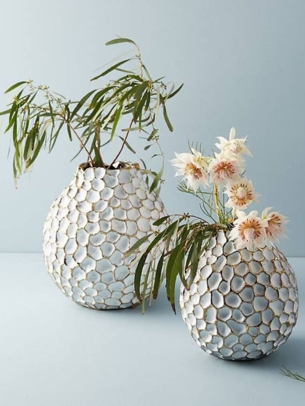 Anthropologie Honeycomb Vase